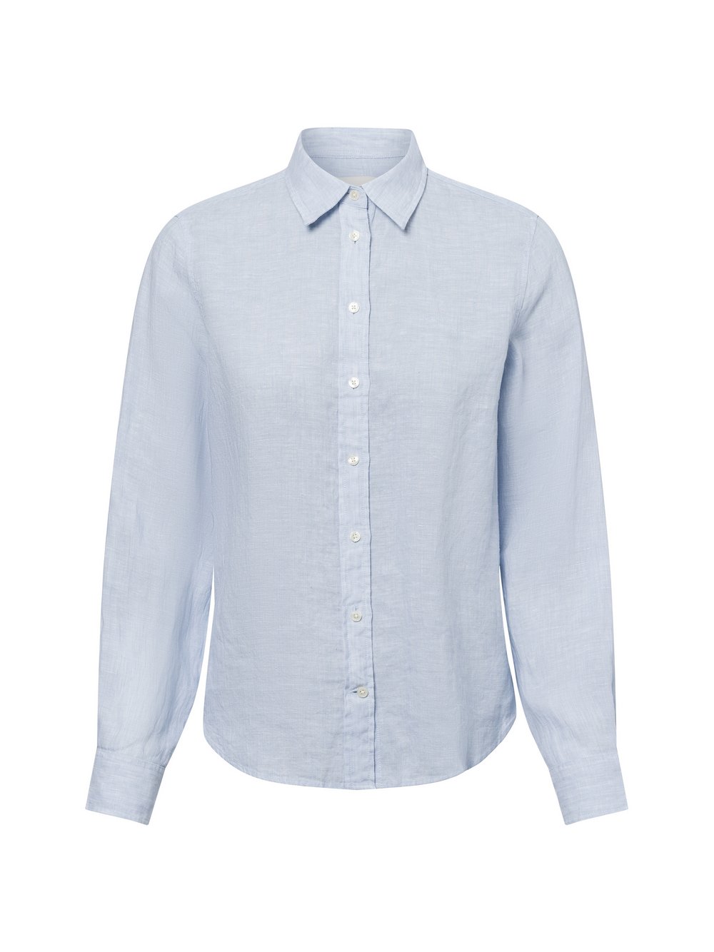 Thumbnail - Gant Hemdbluse aus Leinen Damen blau meliert, 36