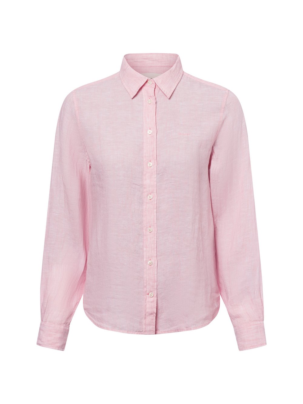 Gant Hemdbluse aus Leinen Damen rosa meliert, 42