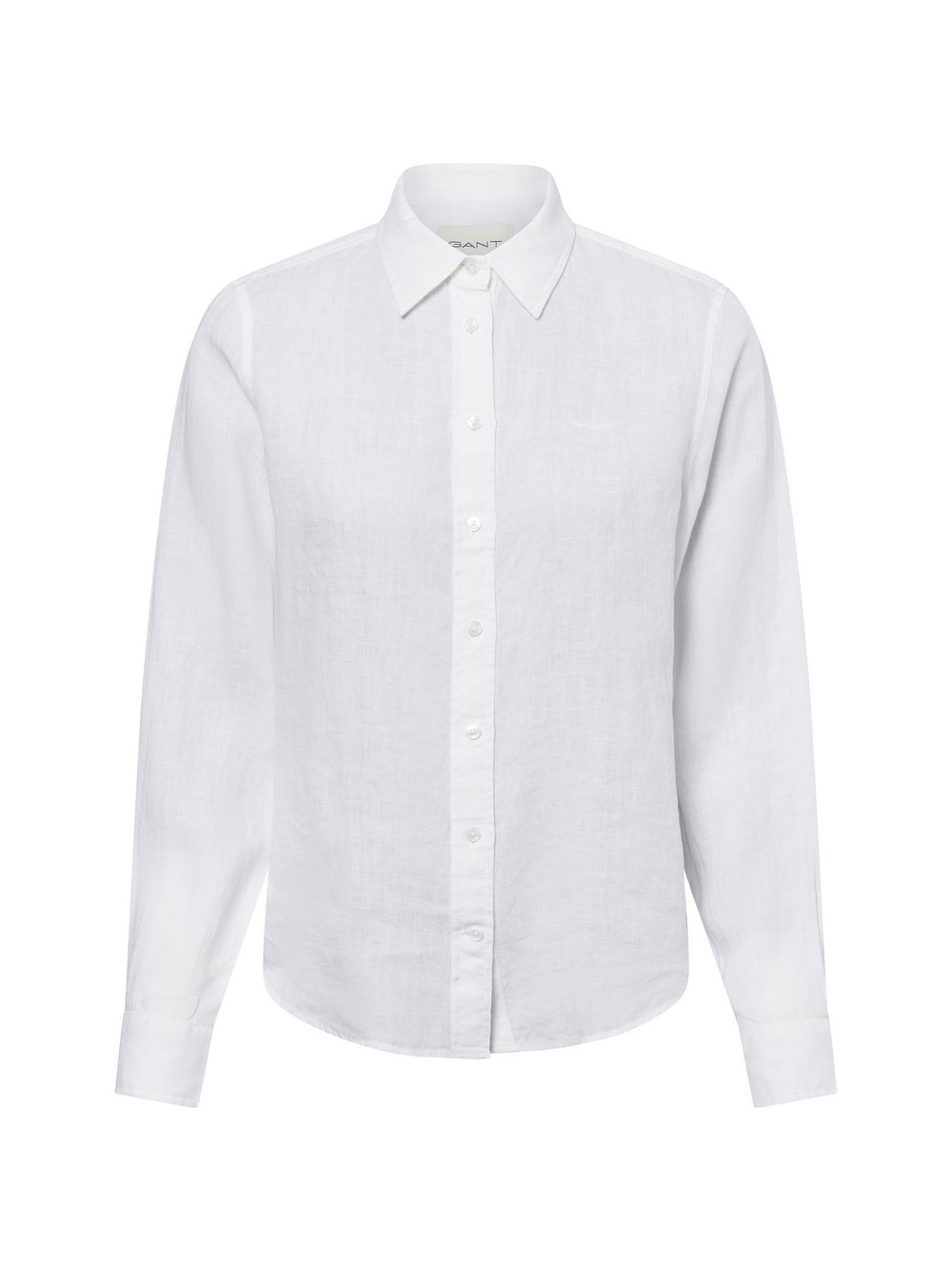 Gant Hemdbluse aus Leinen Damen weiß meliert, 42