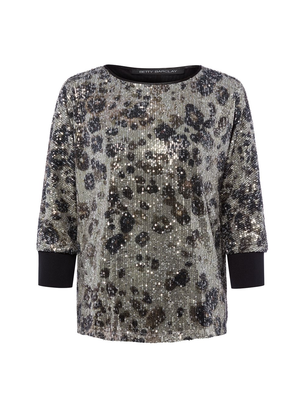 Betty Barclay Paillettenshirt Damen mehrfarbig gemustert, 42