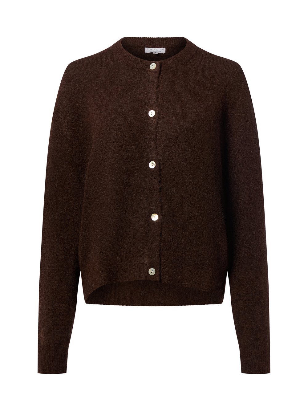 Marie Lund Strickjacke mit Woll- und Mohair-Anteil Damen braun, XS/S
