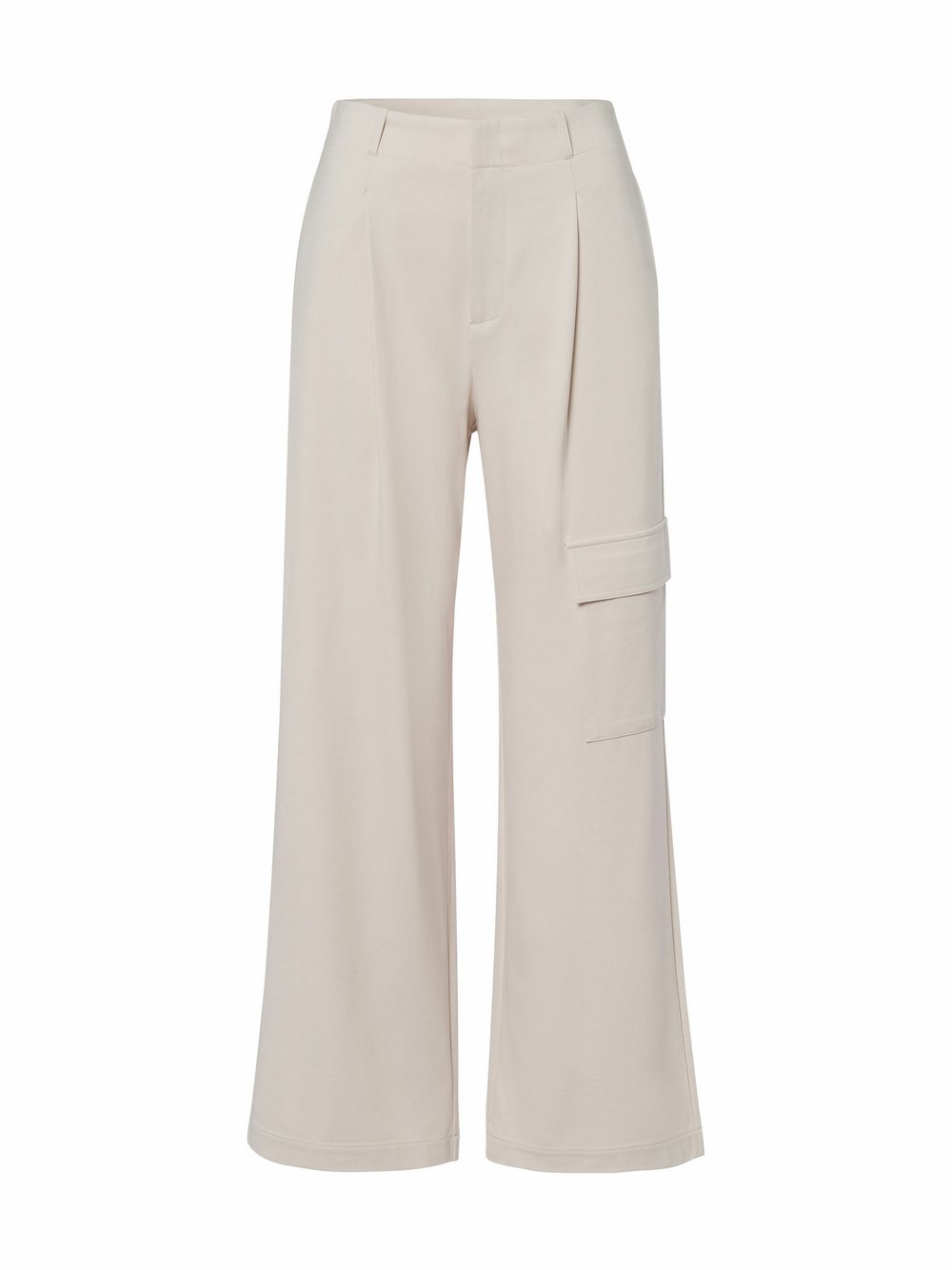 Les Lunes lange Cargohose Damen Viskose beige, L