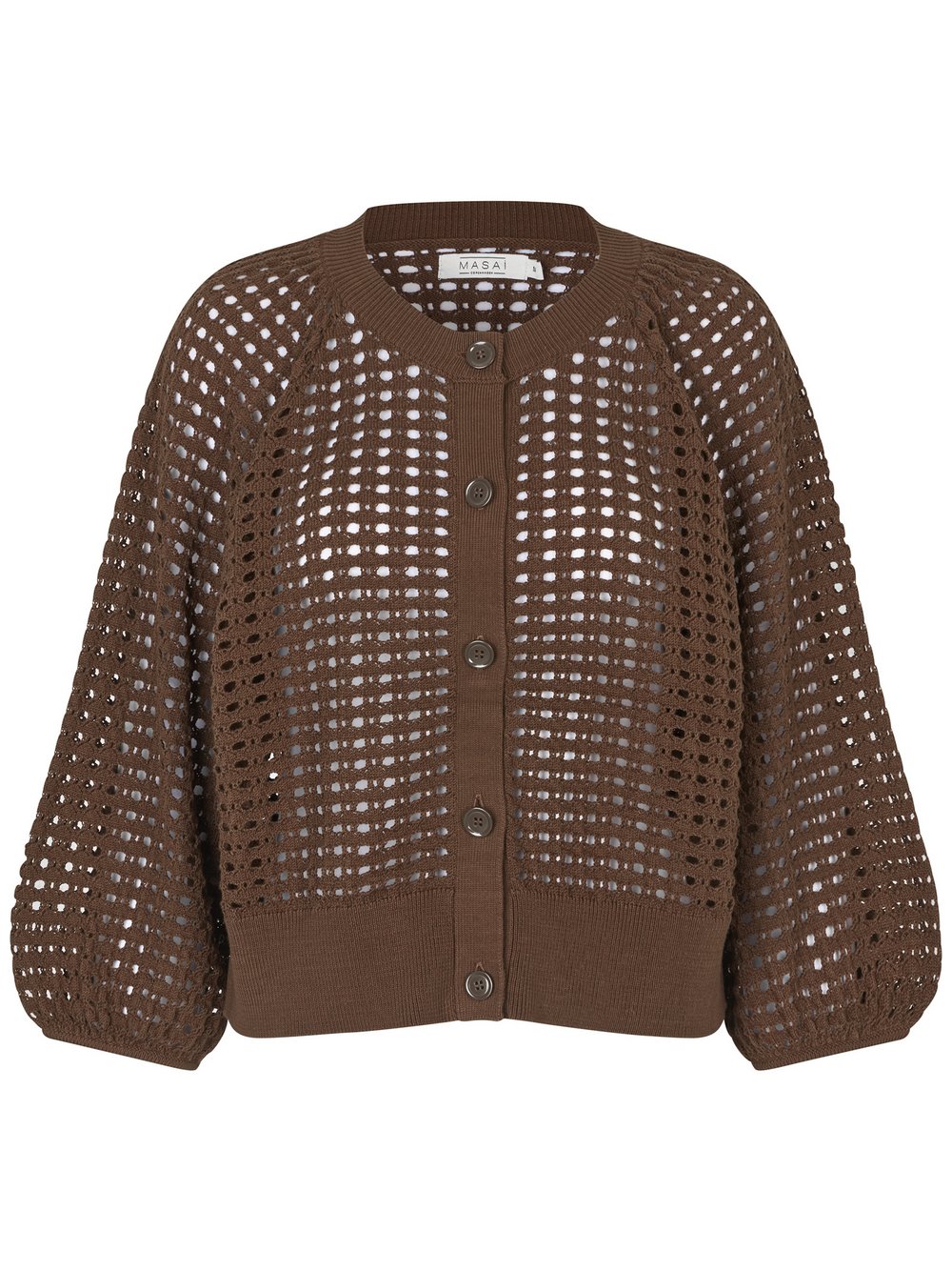 Masai Strickjacke Damen Baumwolle braun, 38