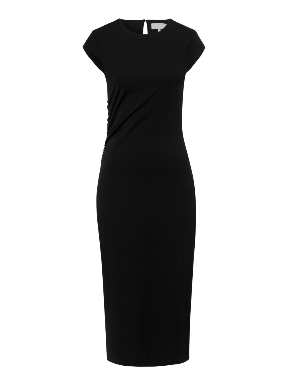 Thumbnail - Les Lunes Midikleid Damen Lyocell schwarz, L