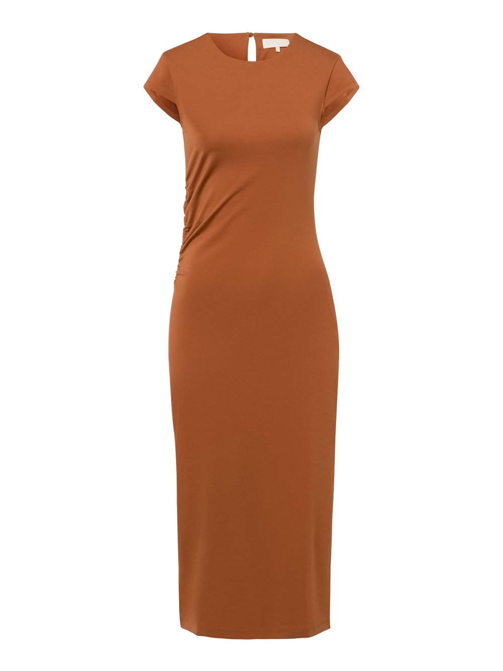 Les Lunes Midikleid Damen Lyocell braun, XS