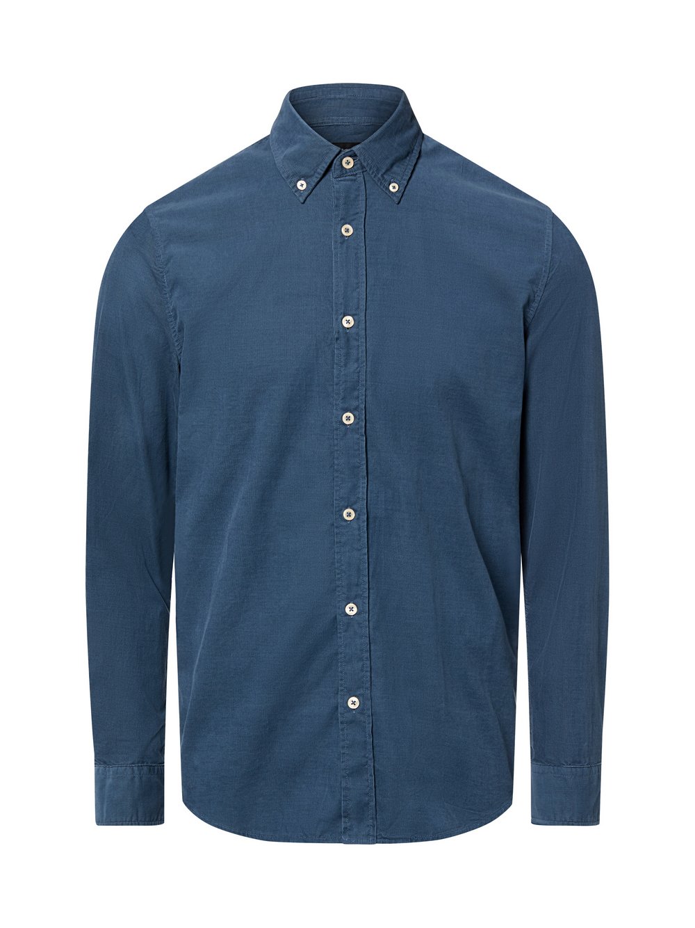 Thumbnail - Marc O'Polo Cordhemd Herren Modern Fit Baumwolle blau, L