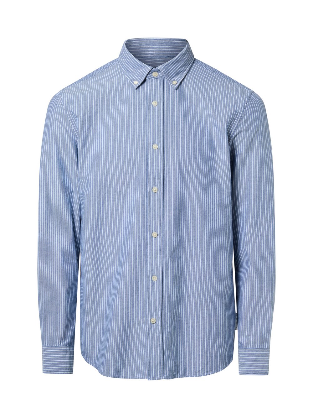 Thumbnail - Marc O'Polo Baumwollhemd Herren Regular Fit Baumwolle mehrfarbig gestreift, XXL