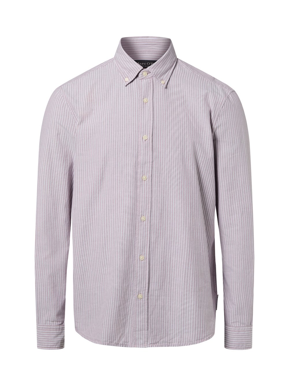 Thumbnail - Marc O'Polo Baumwollhemd Herren Regular Fit Baumwolle mehrfarbig gestreift, M