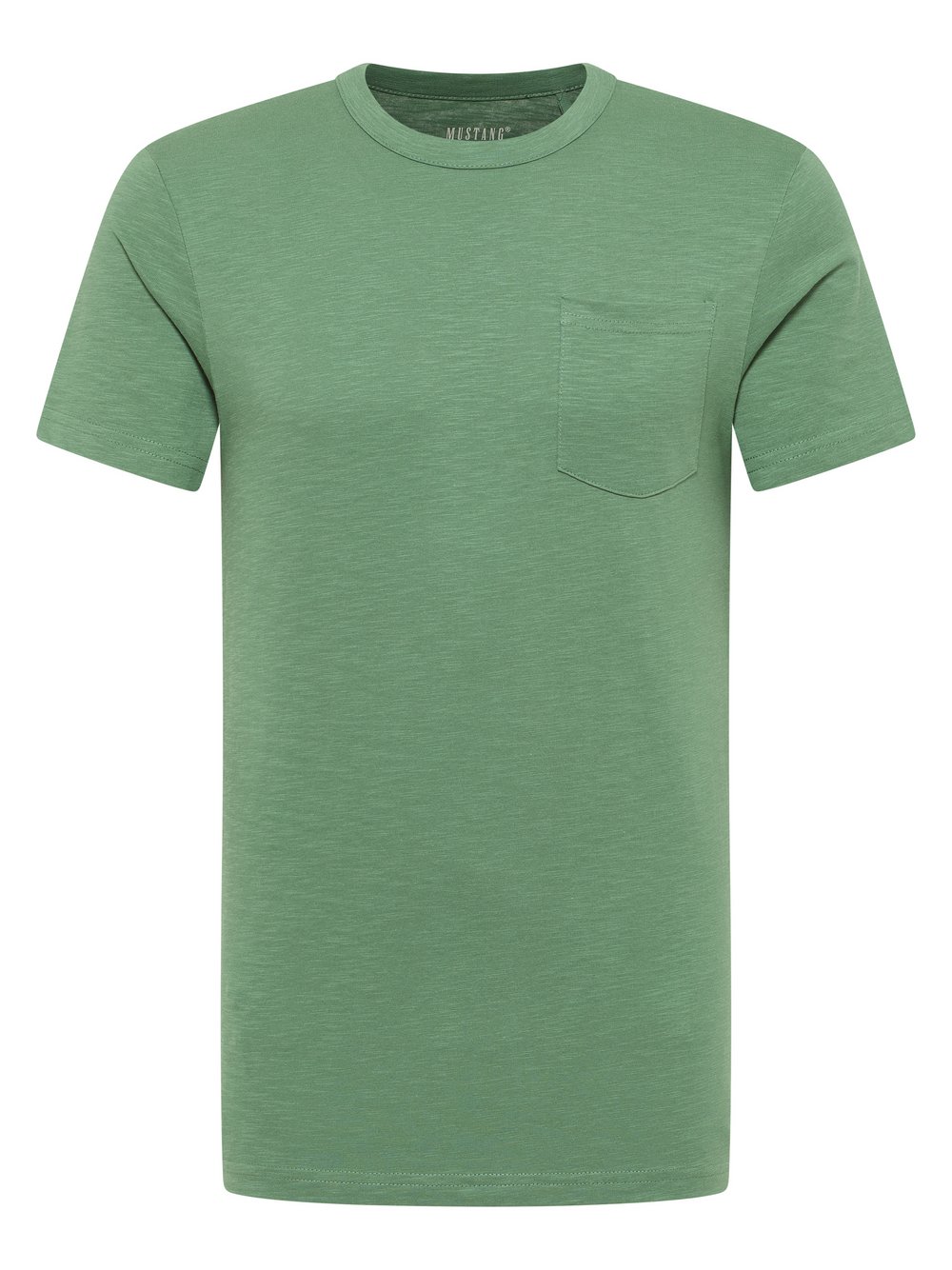 Thumbnail - Mustang T-Shirt Herren Baumwolle grün, L