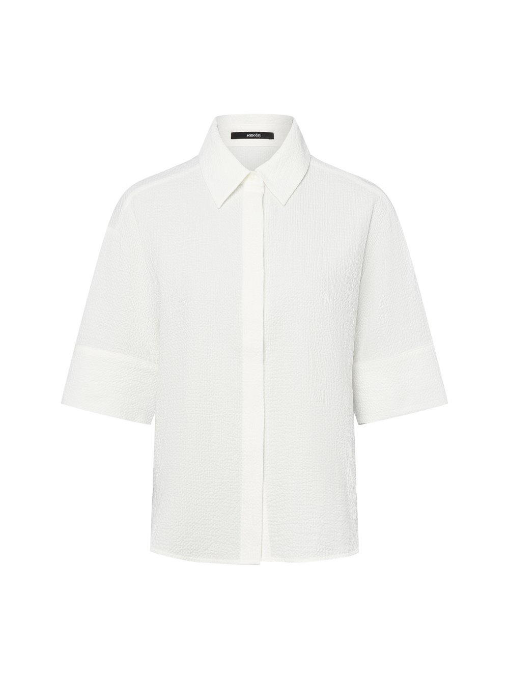 Someday Bluse Damen Baumwolle weiß, 38