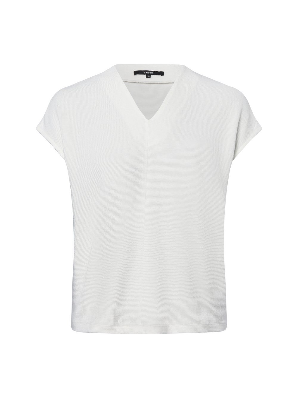 Someday Strickshirt Damen Viskose weiß, 42