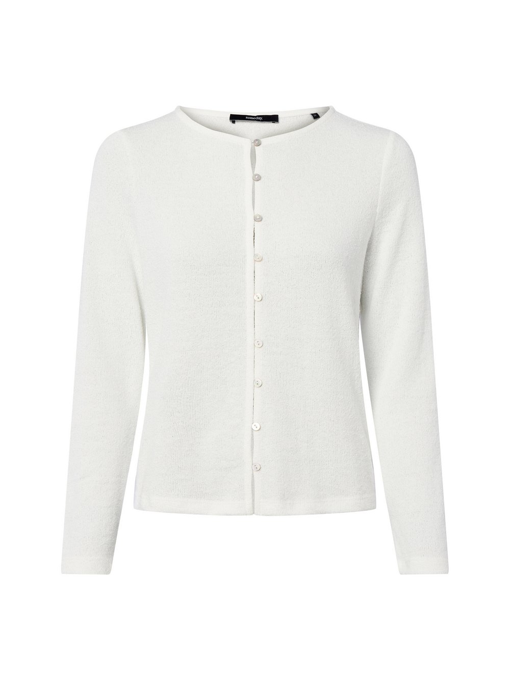Someday Langarmshirt Damen Modal weiß, 38
