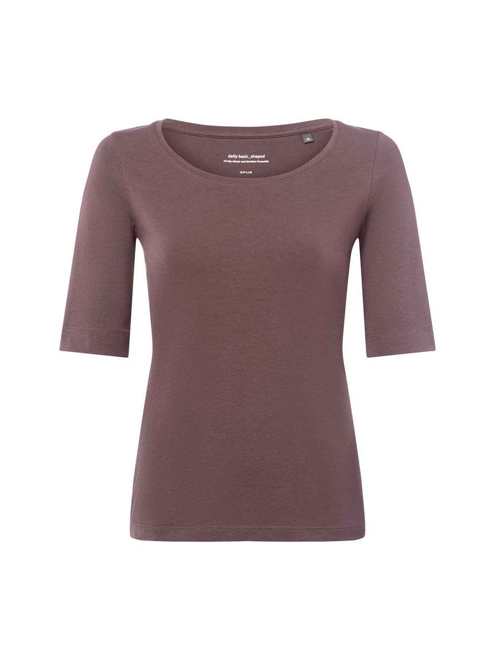 Opus T-Shirt Damen Baumwolle braun, 44