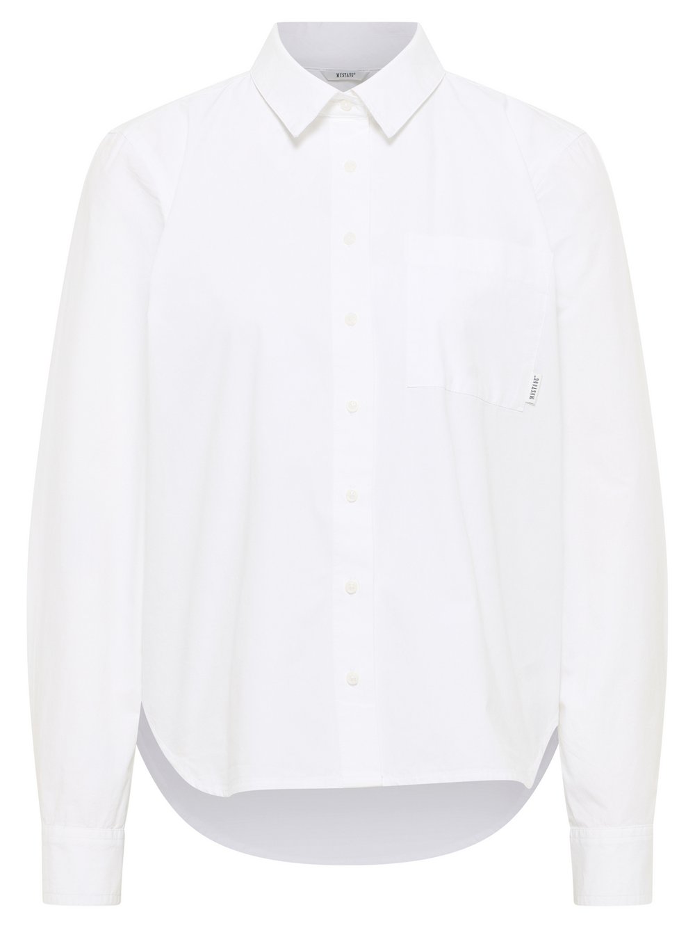 Mustang Bluse Damen Baumwolle weiß, 44