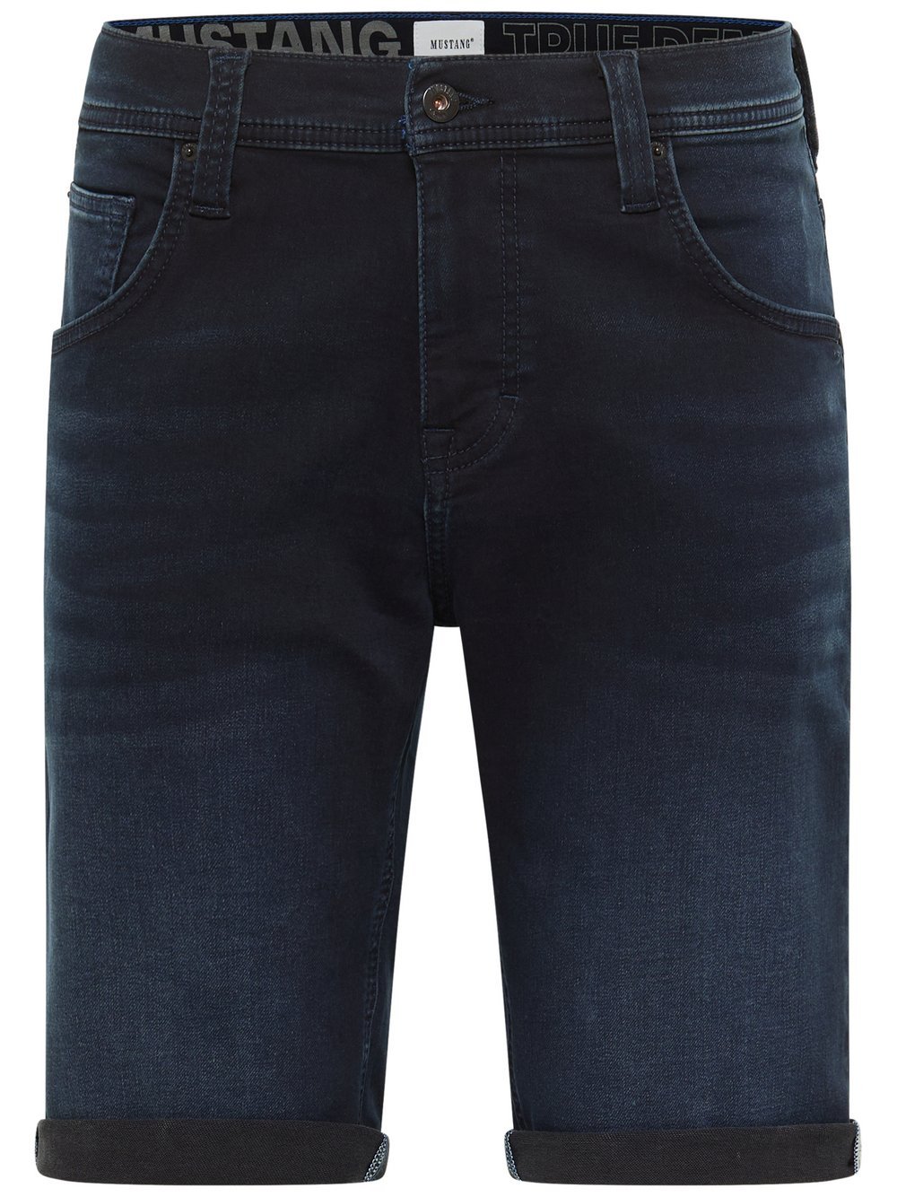 Mustang Jeans Shorts Herren Baumwolle blau, 38