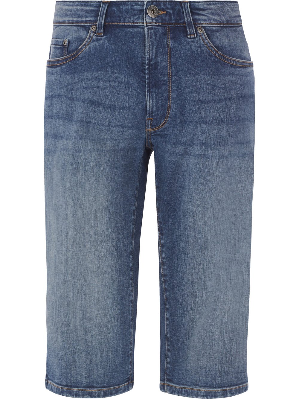 Thumbnail - Jan Vanderstorm Jeansbermuda Herren Baumwolle blau, 46-34
