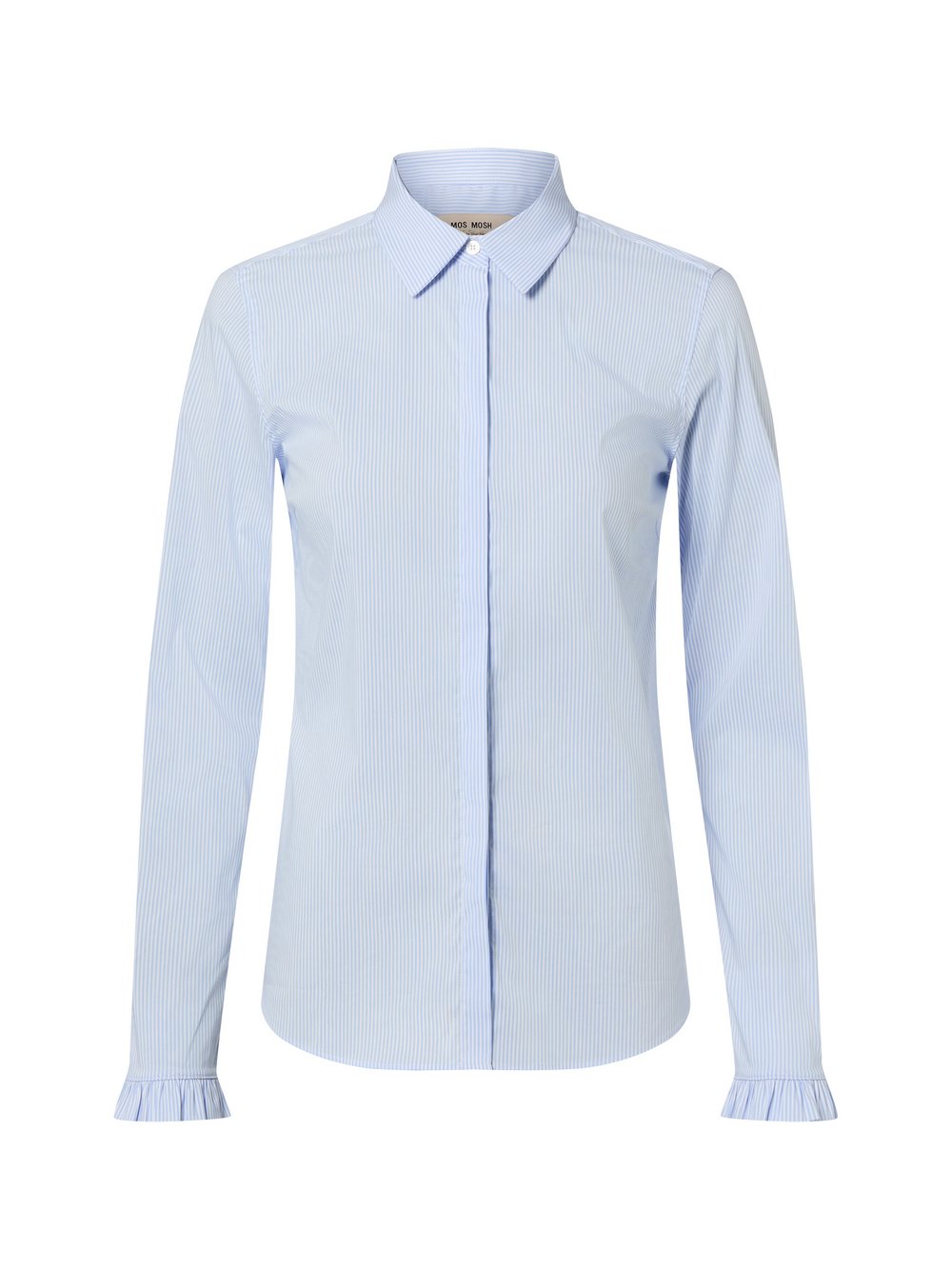 MOS MOSH Hemdbluse MMMattie Damen Baumwolle mehrfarbig gestreift, L