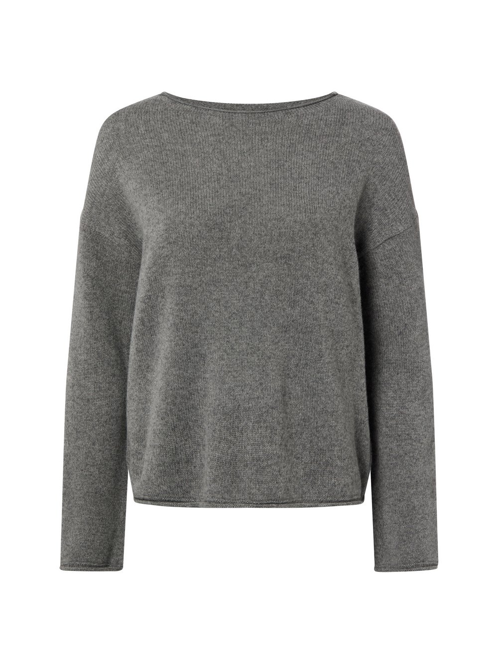 Thumbnail - Marc O'Polo Strickpullover aus Schurwolle Damen grau meliert, L