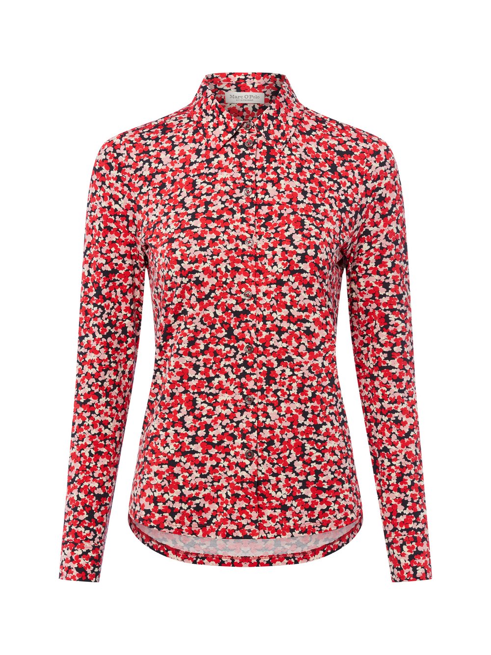 Marc O'Polo Hemdbluse Damen Viskose mehrfarbig gemustert, M