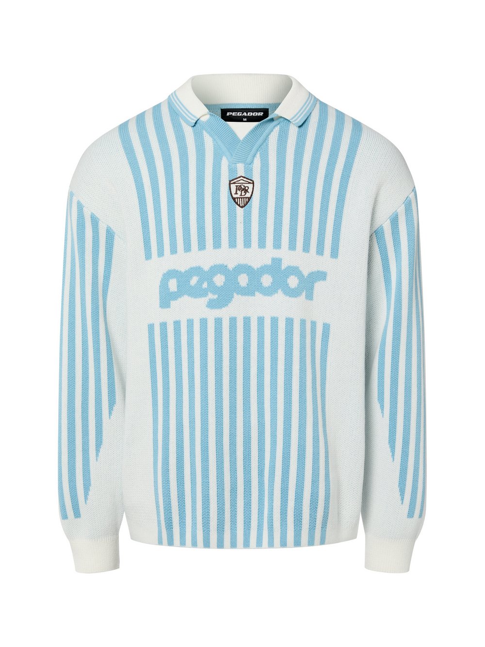 Thumbnail - PEGADOR Strickpullover Herren Baumwolle mehrfarbig gemustert, M