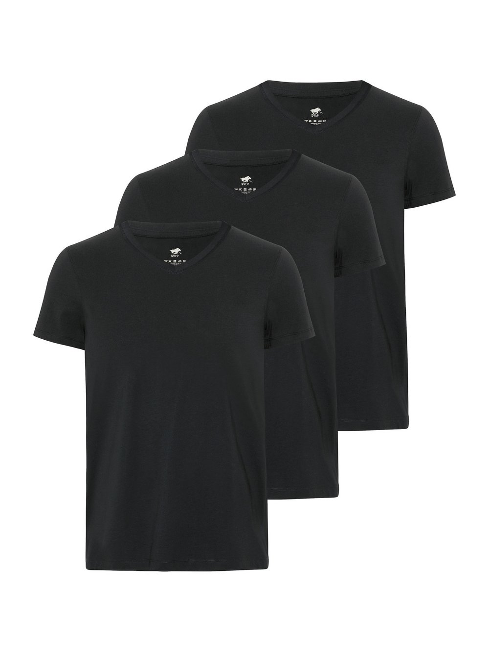 Polo Sylt T-Shirts Herren Baumwolle schwarz, XXXL