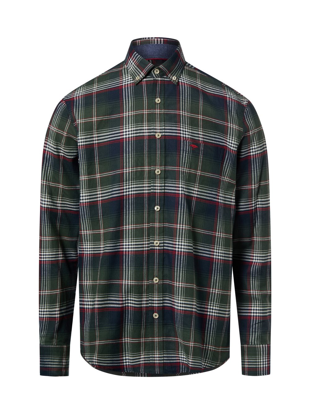 Thumbnail - Fynch-Hatton Karohemd Herren Regular Fit Baumwolle mehrfarbig kariert, XXL