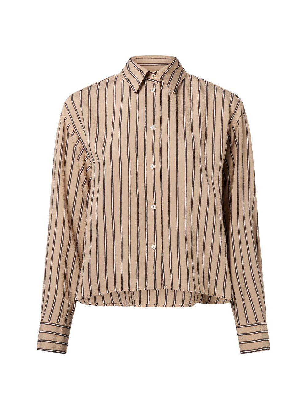 Thumbnail - Marc O'Polo Bluse Damen Viskose braun gestreift, 38