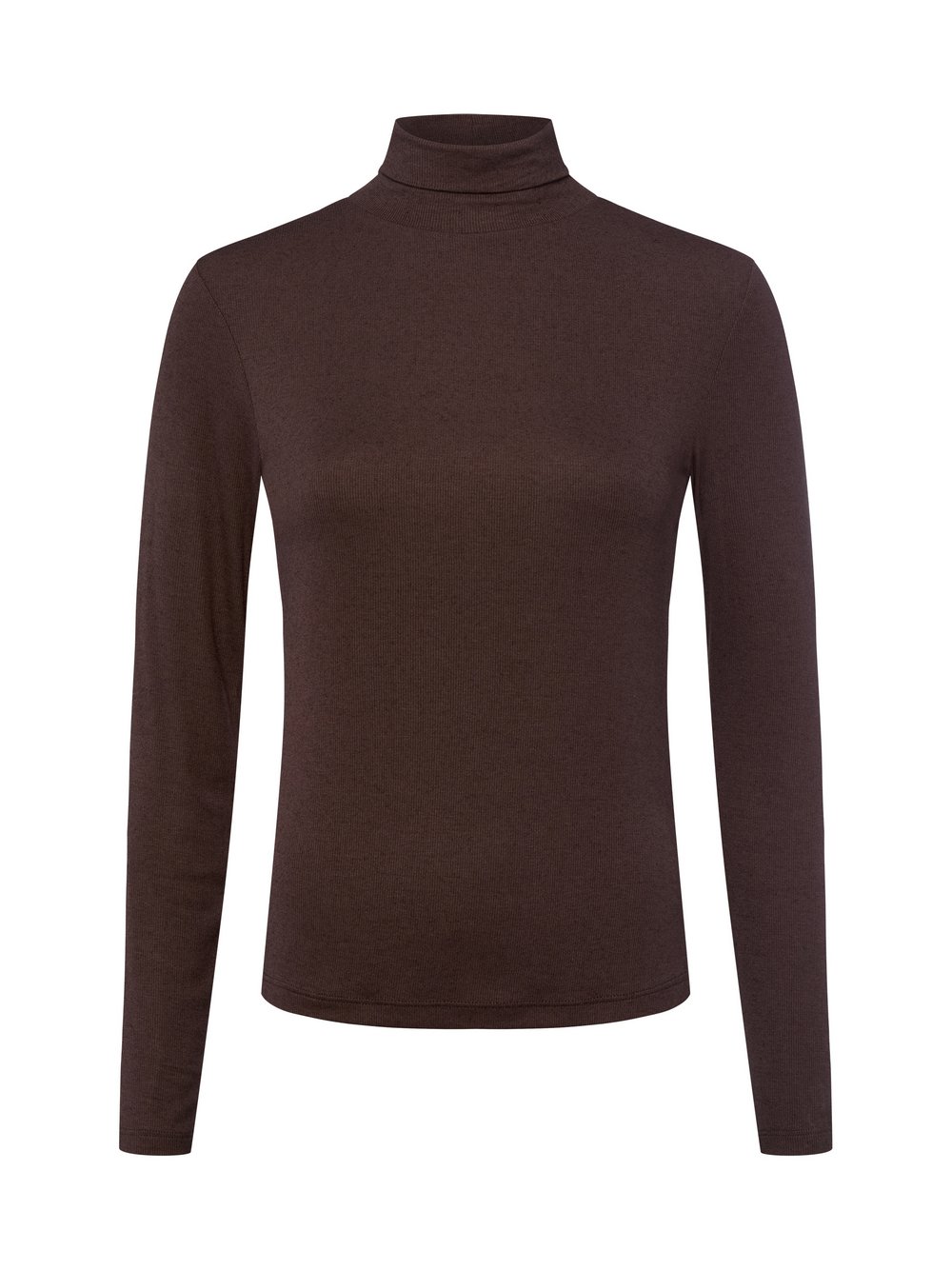 Someday Langarmshirt mit Cashmere-Anteil Damen Modal braun, 42