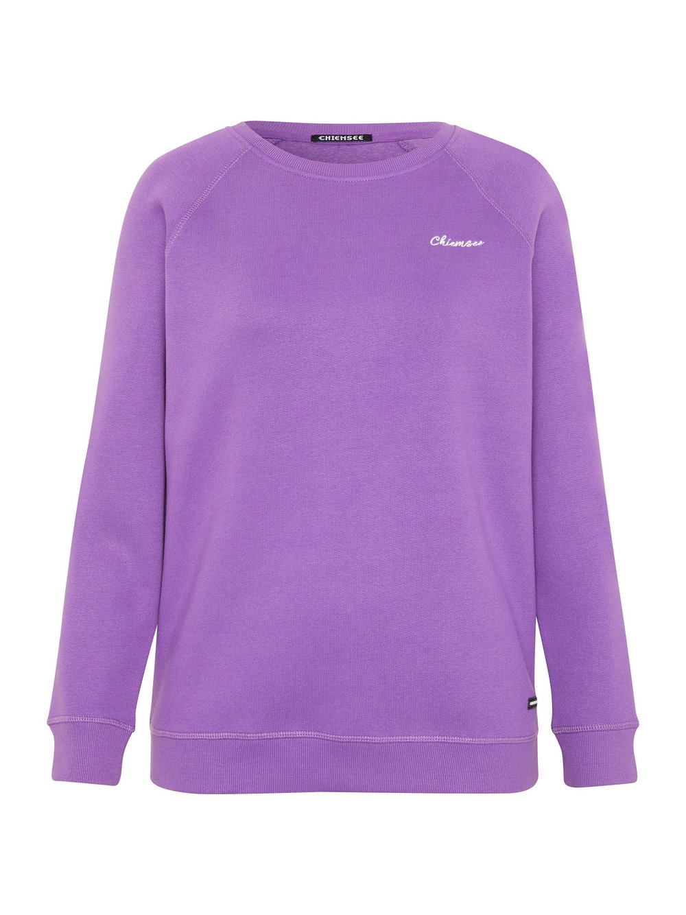 Chiemsee Sweatshirt Damen Baumwolle lila bedruckt, M