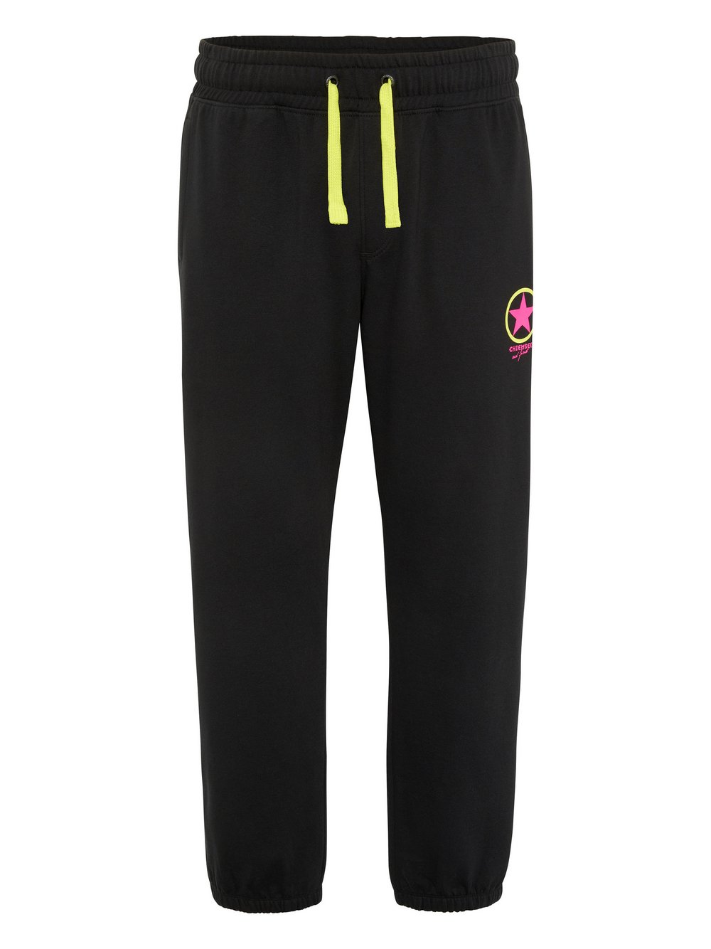 Chiemsee Sweathose Herren Baumwolle schwarz bedruckt, XXL