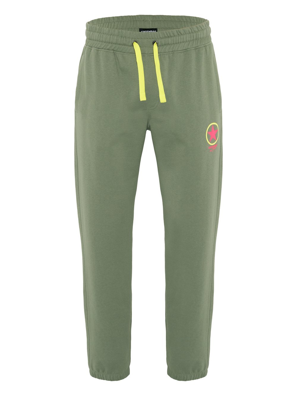 Chiemsee Sweathose Herren Baumwolle grün bedruckt, S
