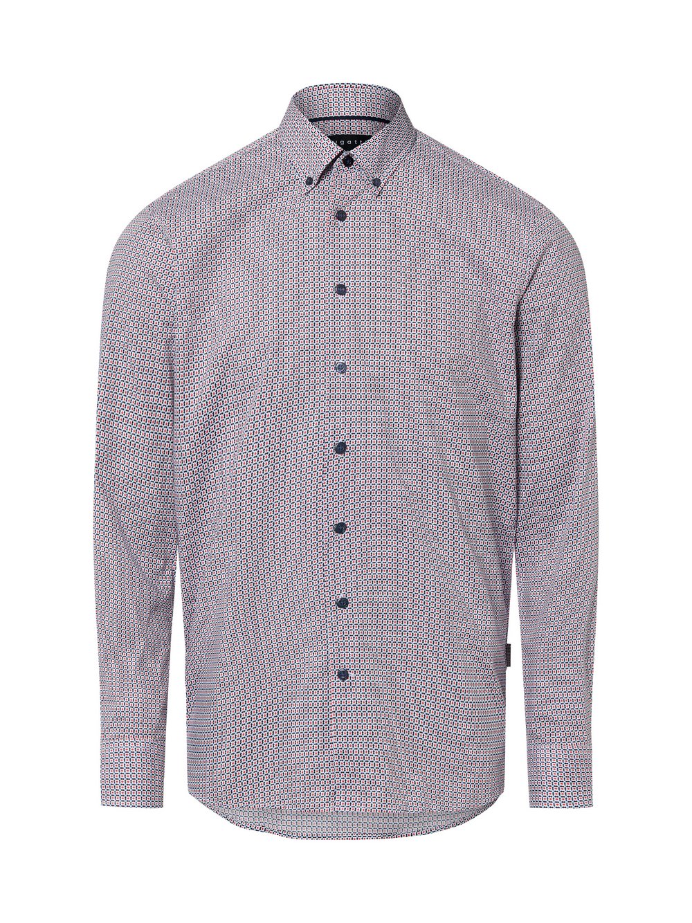 Bugatti Freizeithemd Herren Slim Fit Baumwolle mehrfarbig gemustert, XL