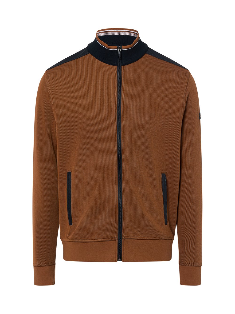 Bugatti Sweatjacke Herren Baumwolle braun, M