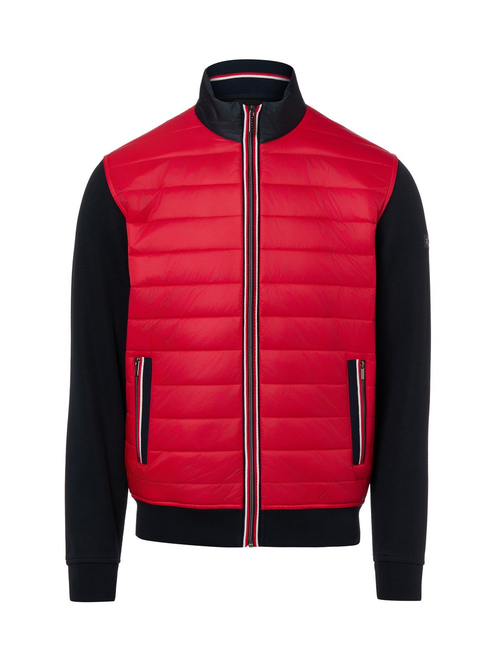 Bugatti Sweatjacke Herren Baumwolle mehrfarbig gemustert, XL