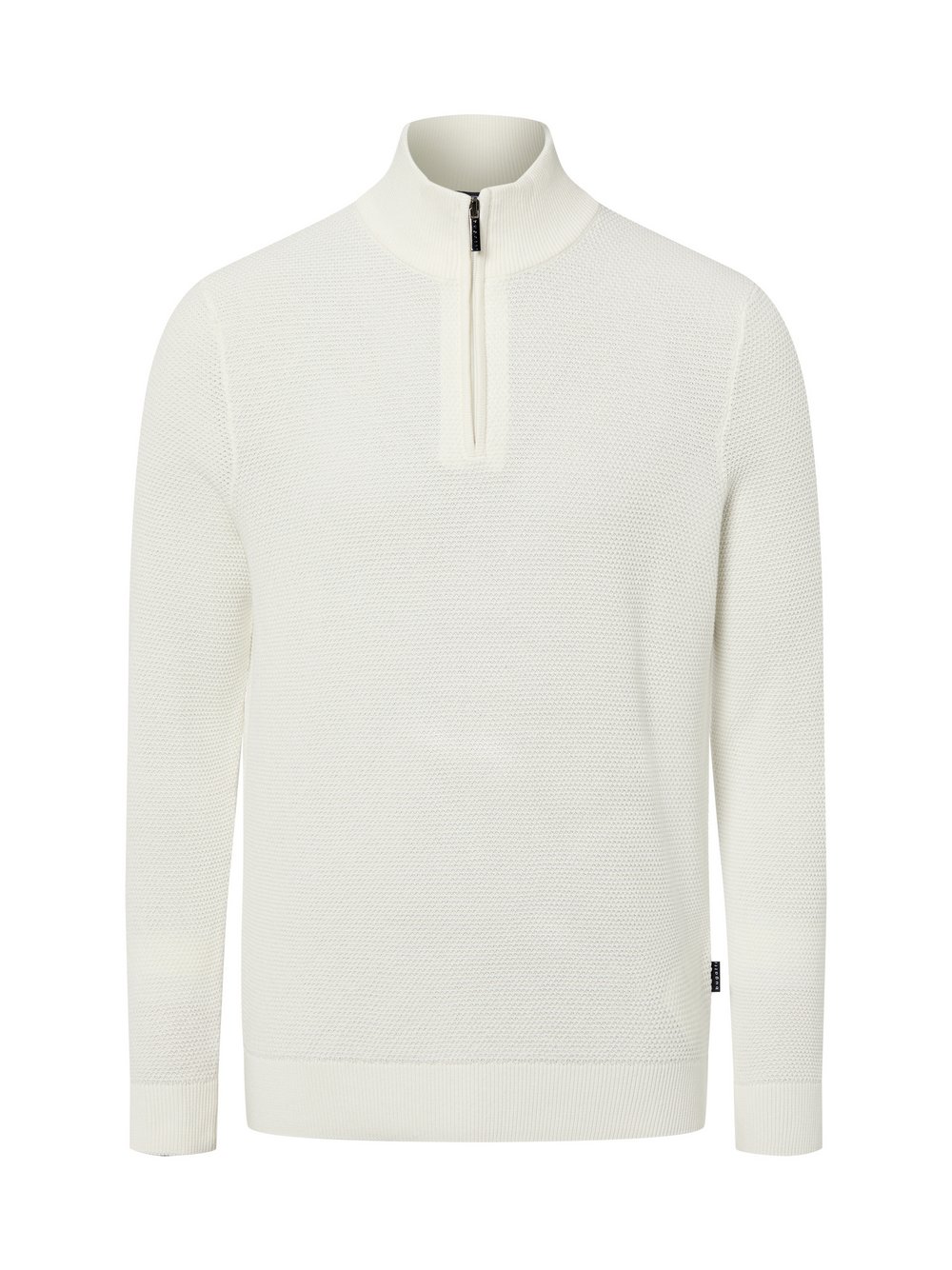 Bugatti Strickpullover Herren Baumwolle weiß, M