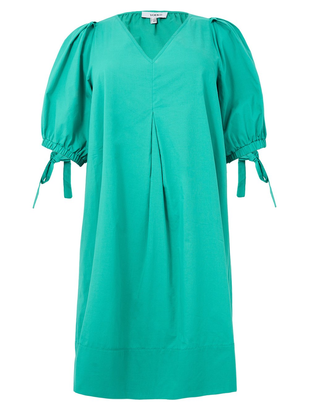 YOEK Kleid Damen Baumwolle grün, 42-44