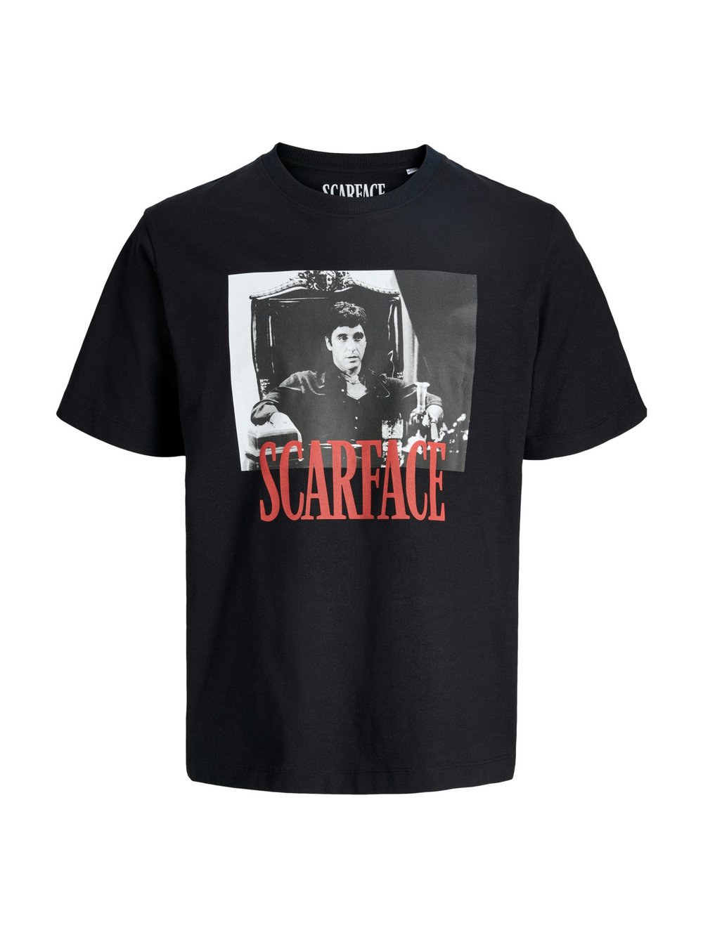 Thumbnail - Jack & Jones T-Shirt Herren Baumwolle schwarz bedruckt, S