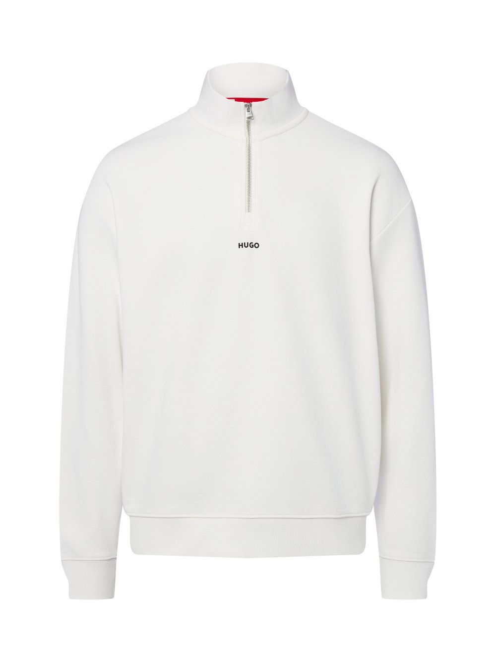 HUGO Sweatshirt Herren Baumwolle weiß, L