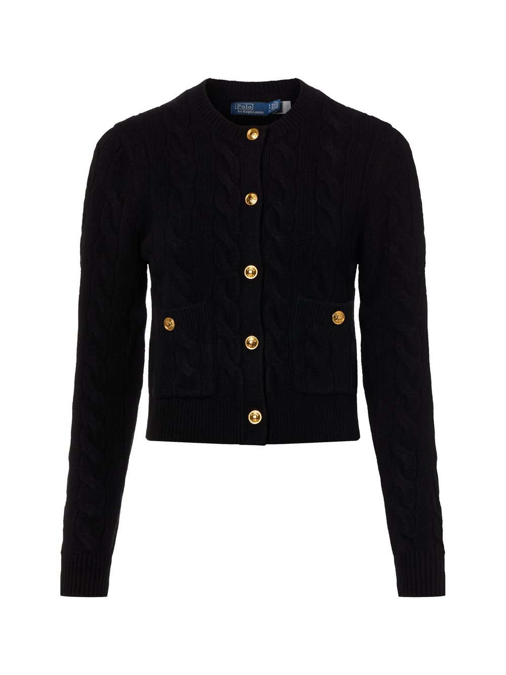 Thumbnail - Polo Ralph Lauren Woll-Cardigan mit Cashmere-Anteil Damen Wolle schwarz, XS