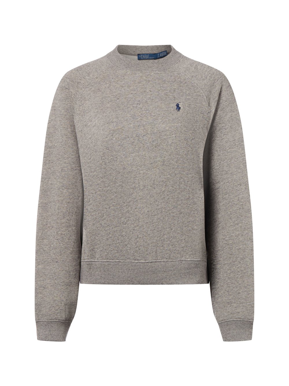 Polo Ralph Lauren Sweatshirt Damen Baumwolle grau meliert, XXS