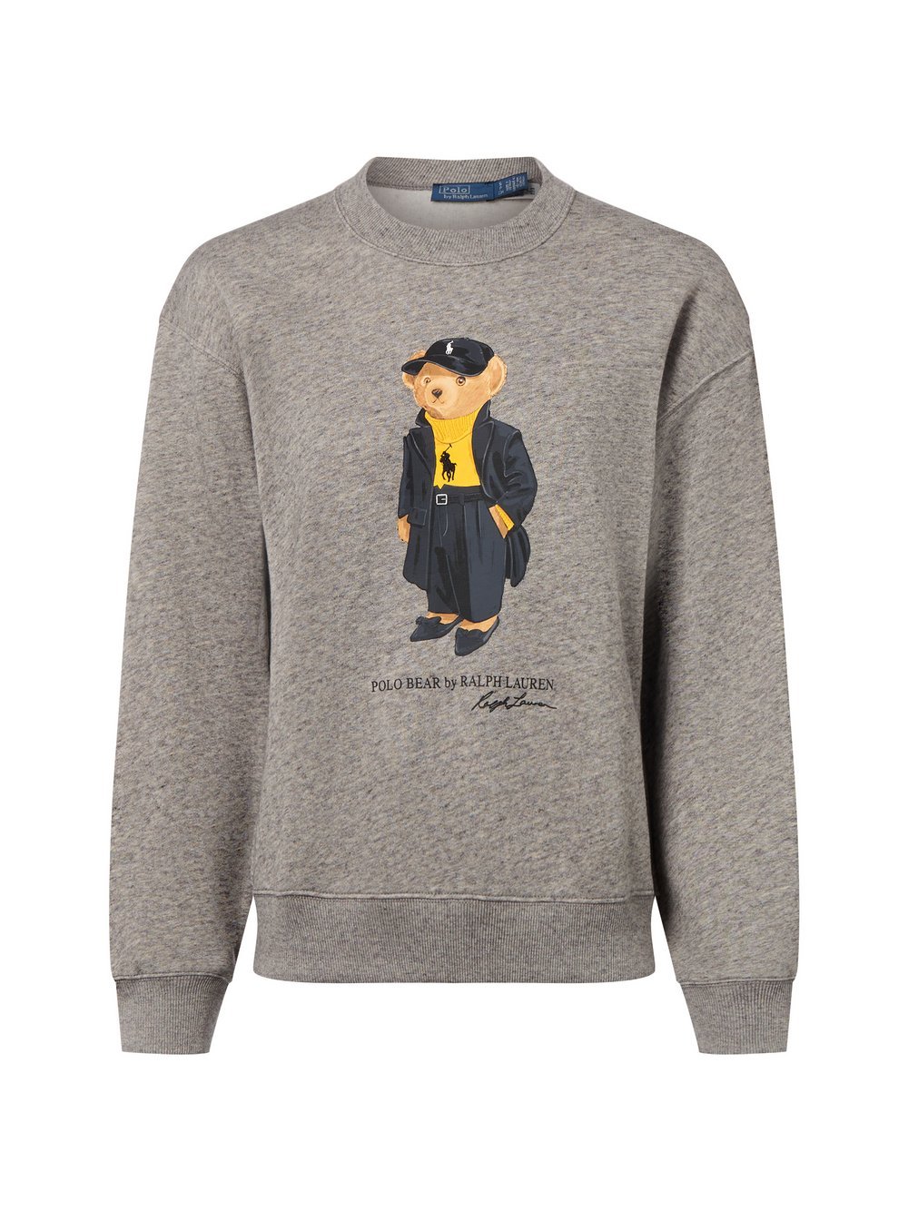 Polo Ralph Lauren Sweatshirt Damen Baumwolle grau meliert, XS