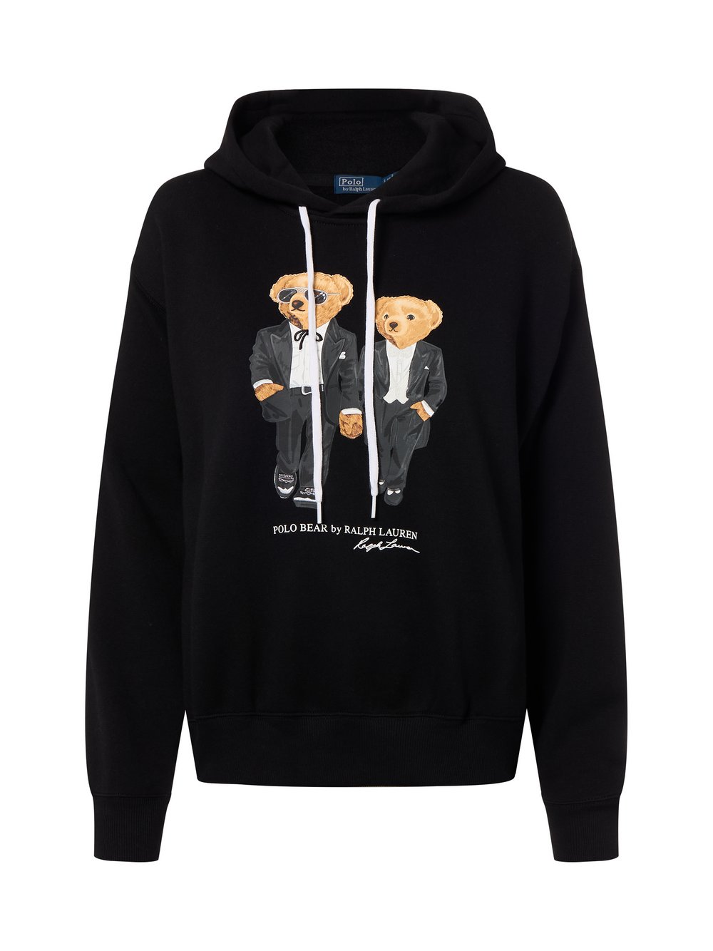 Thumbnail - Polo Ralph Lauren Kapuzenpullover Damen Sweat schwarz bedruckt, L