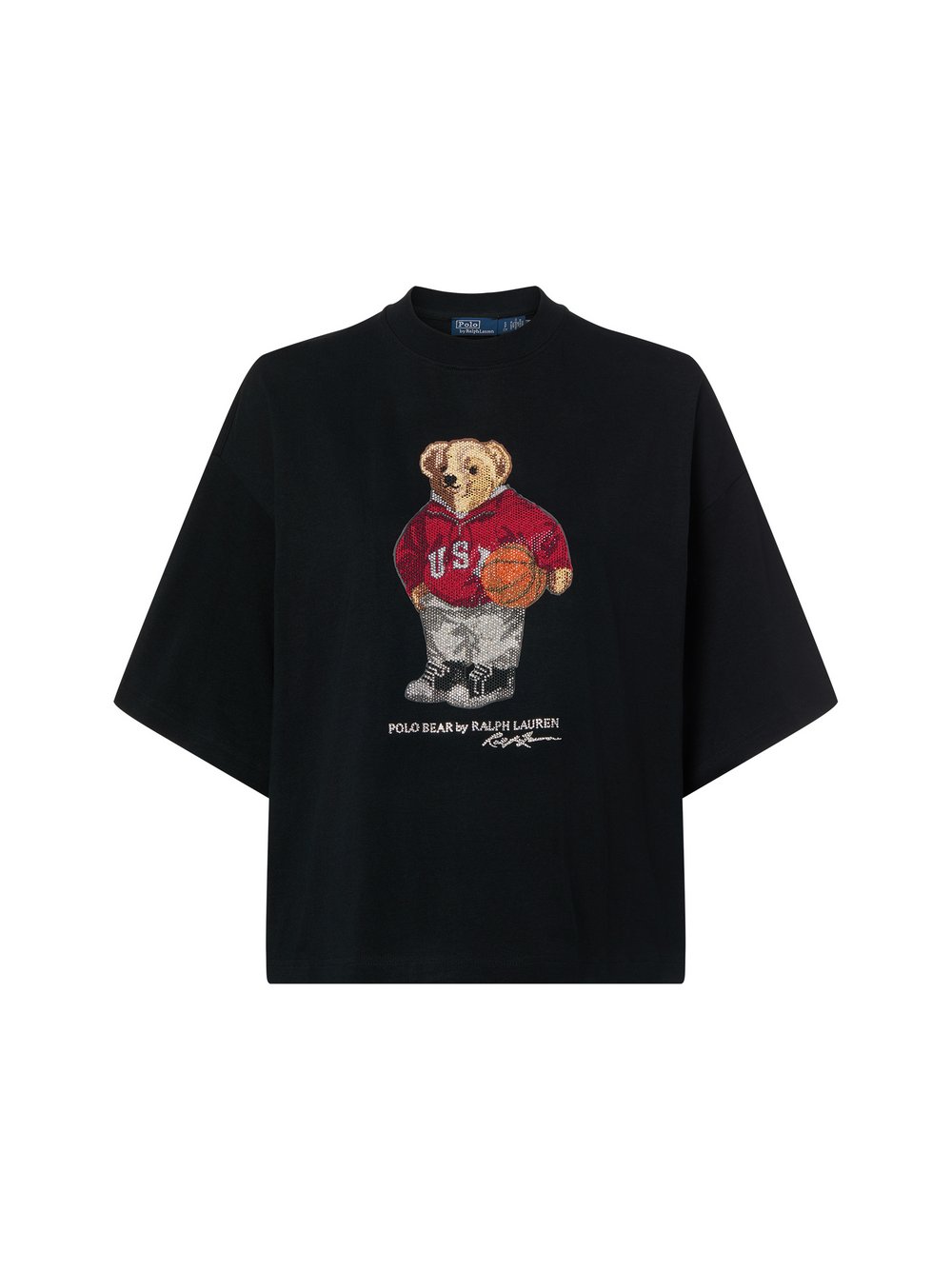 Polo Ralph Lauren T-Shirt Damen Baumwolle schwarz, S