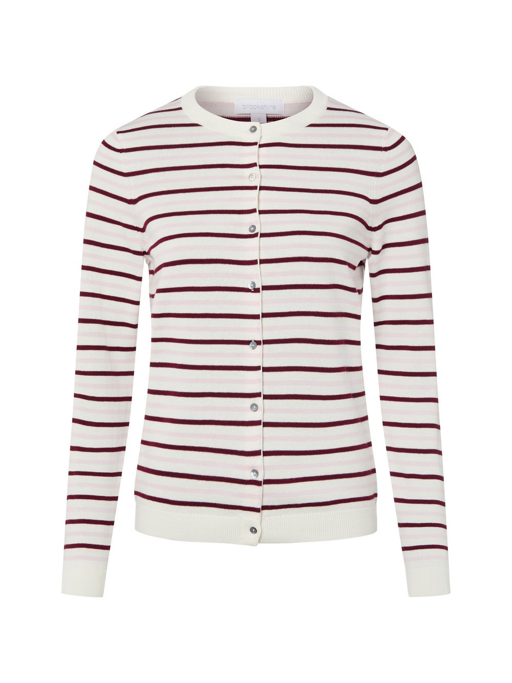 brookshire Strickjacke Damen Baumwolle mehrfarbig gestreift, XXXL