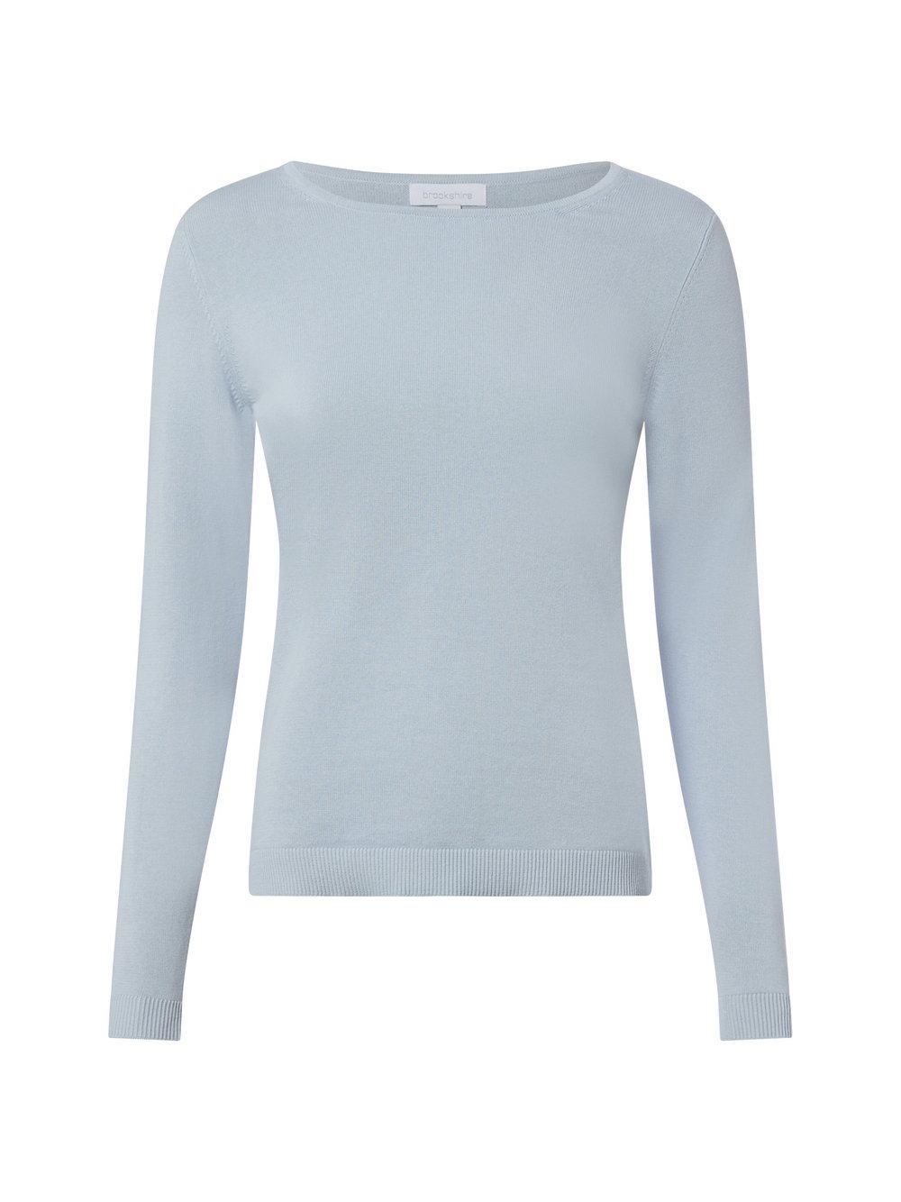 brookshire Strick-Langarmshirt Damen Baumwolle blau, XL