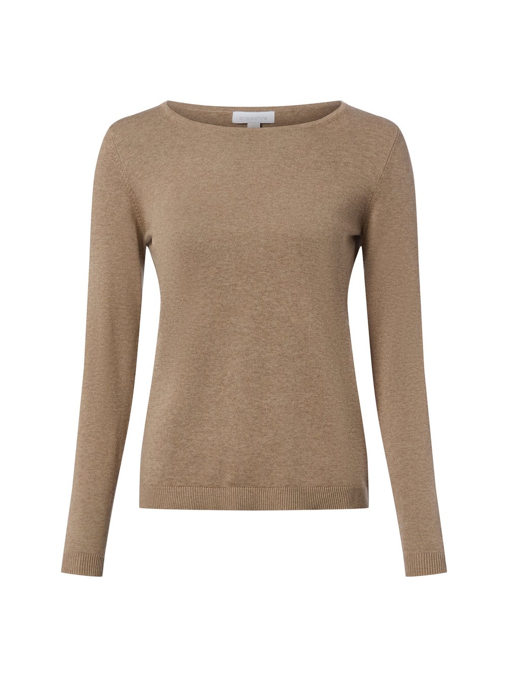 brookshire Strick-Langarmshirt Damen Baumwolle braun, S
