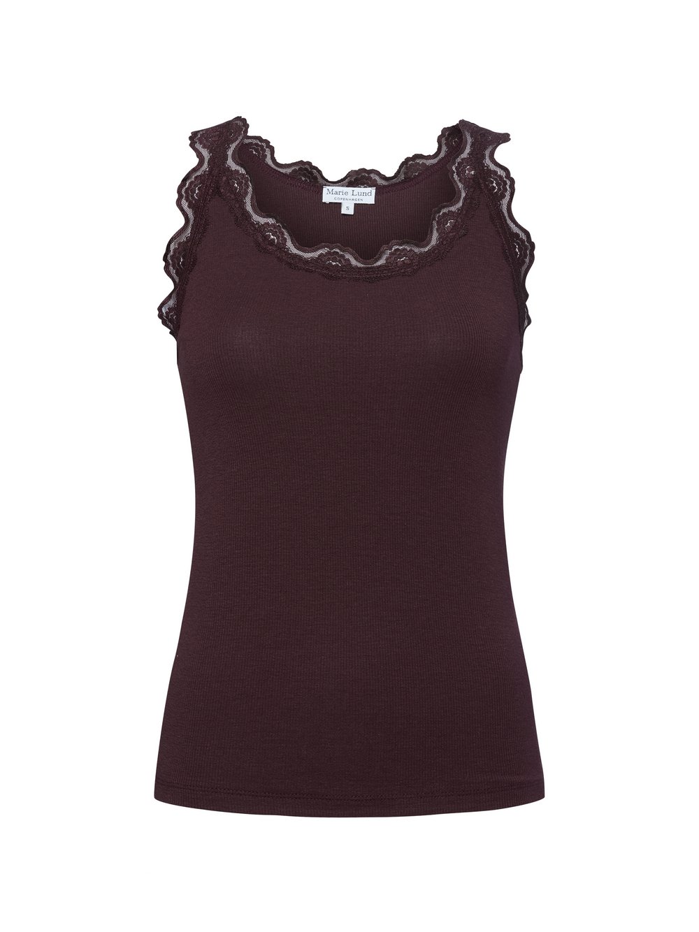 Marie Lund Top Damen Baumwolle rot, XS