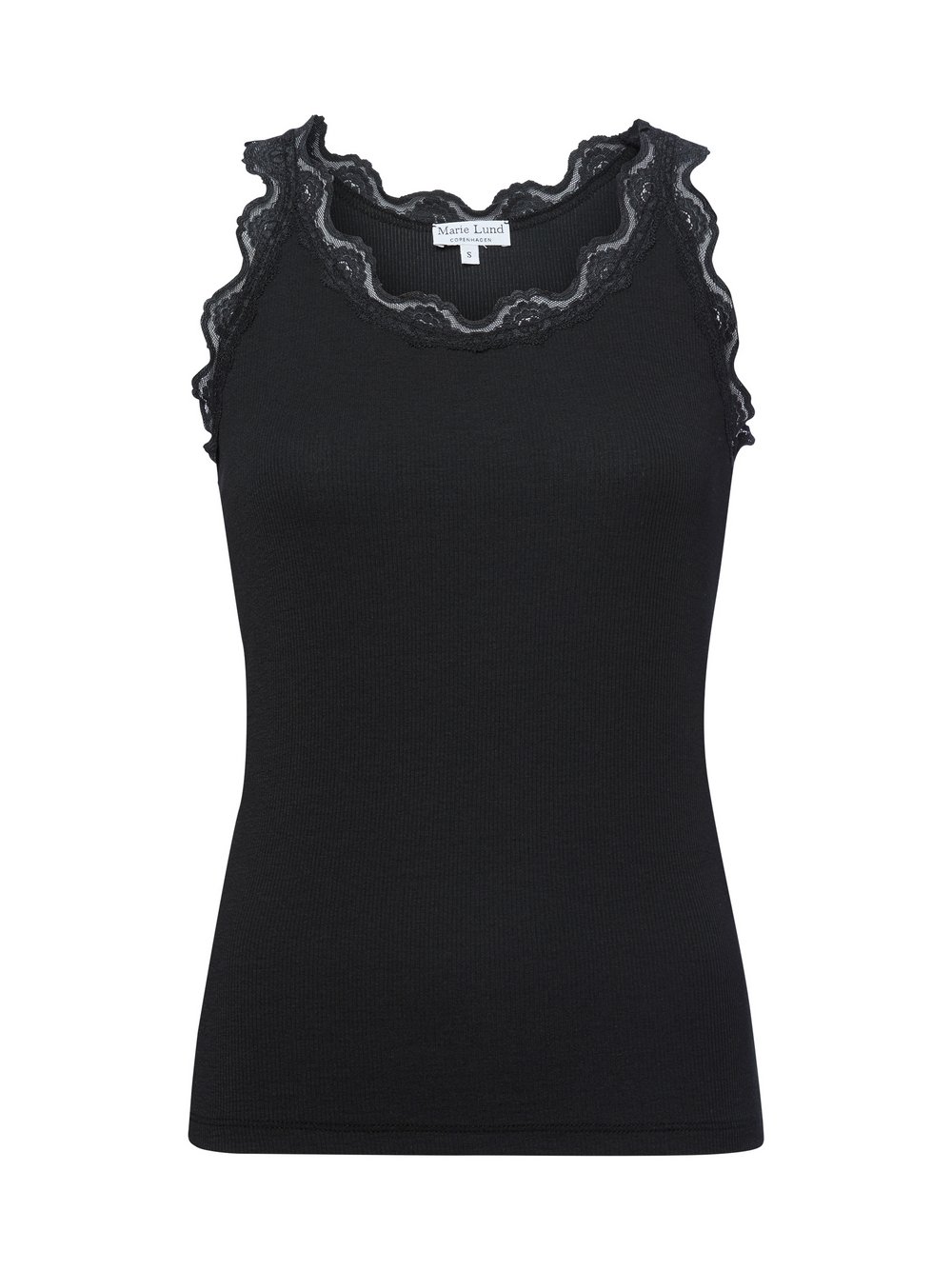 Marie Lund Top Damen Baumwolle schwarz, S