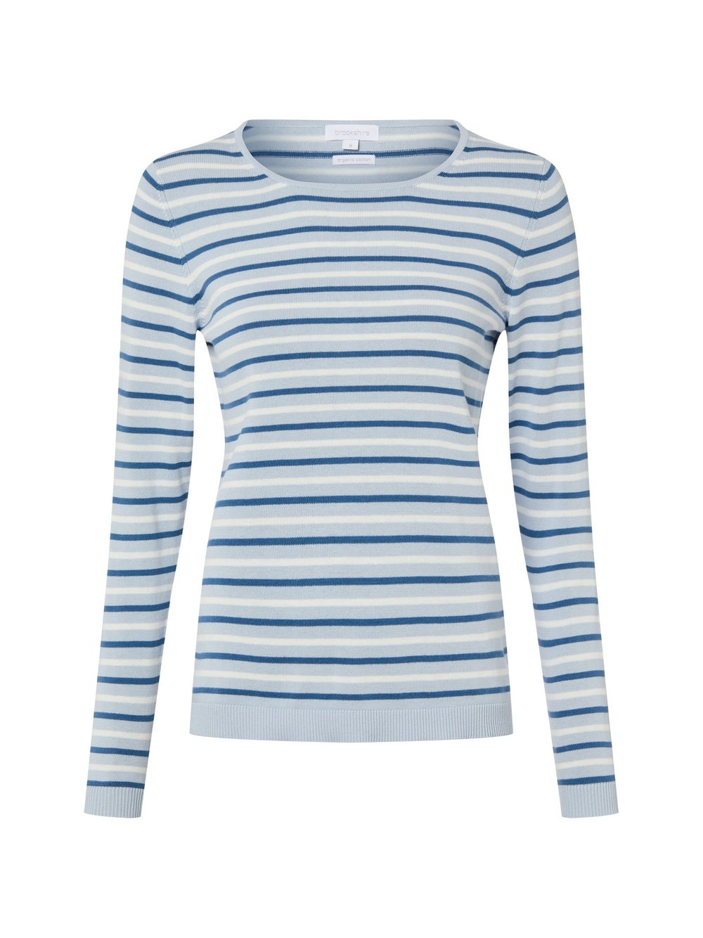 brookshire Strickpullover Damen Baumwolle mehrfarbig gestreift, L