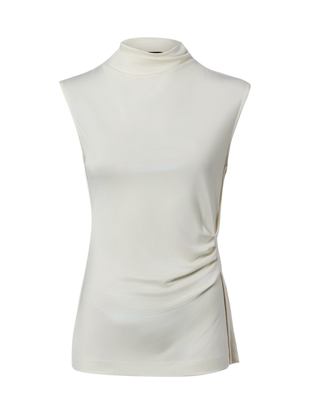 BOSS Blusenshirt Damen Viskose weiß, L